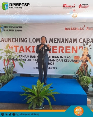 DPMPTSP Sintang Dukung Lomba "TAKIN KEREN" 2025 untuk Kendalikan Inflasi