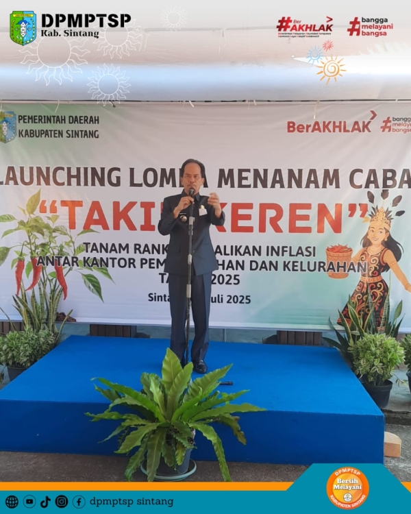 DPMPTSP Sintang Dukung Lomba "TAKIN KEREN" 2025 untuk Kendalikan Inflasi