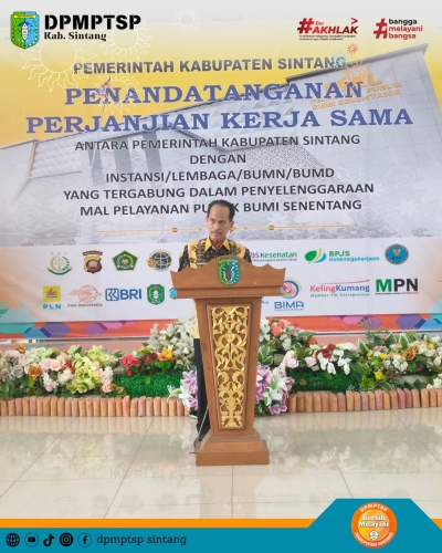 Penandatanganan Perjanjian Kerjasama Mal Pelayanan Publik Bumi Senentang: Sinergi 17 Instansi untuk Pelayanan Prima