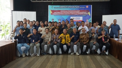 Pemerintah Kabupaten Sintang Menyelenggarakan Bimbingan Teknis/Sosialisasi Implementasi Perizinan Berusaha Berbasis Risiko dan Pengawasan Perizinan Berusaha Berbasis Risiko