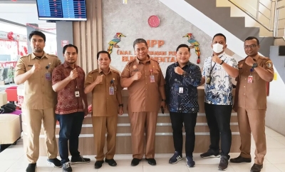 Kunjungan Tim Ombudsman Republik Indonesia Perwakilan Provinsi Kalimantan Barat ke Dinas Penanaman Modal dan Pelayanan Terpadu Satu Pintu Kabupaten Sintang